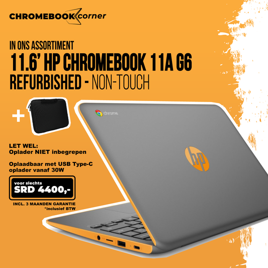 HP NON-TOUCH Chromebook 11A G6 Bundel