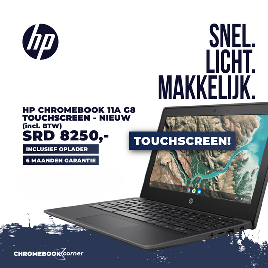 HP TOUCHSCREEN Chromebook 11A G8 – NEW