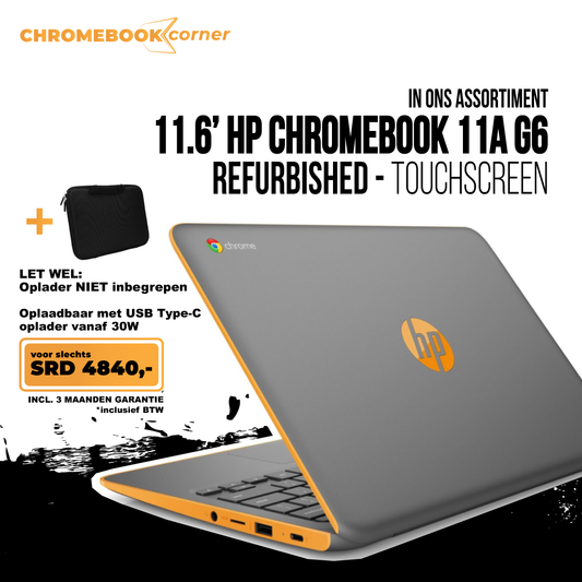 HP TOUCHSCREEN Chromebook 11A G6 Bundel
